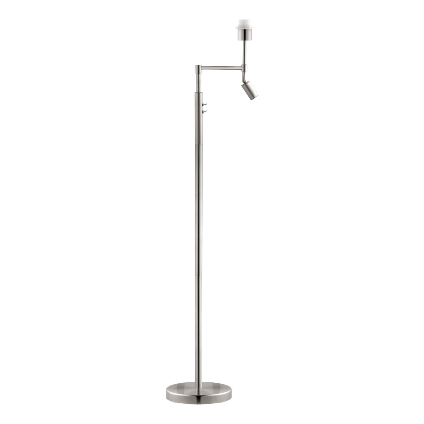 BRILAGI - LED Talna svetilka CERIA 1xE27/60W/230V + LED/2,1W matni krom/bambus
