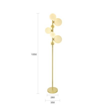 Brilagi - LED Talna svetilka MILLA 7xG9/3W/230V zlata/bela