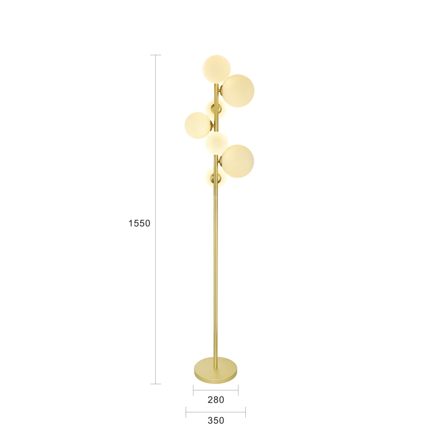 Brilagi - LED Talna svetilka MILLA 7xG9/3W/230V zlata/bela