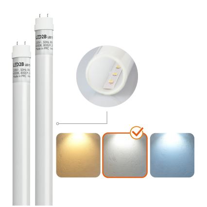 Brilagi - LED tehnično fluorescenčno svetilo, zaščiteno proti prahu OPTIMA T8 2xG13/18W/230V 4000K IP65 128 cm
