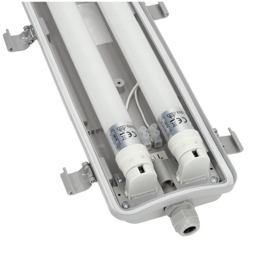Brilagi - LED tehnično fluorescenčno svetilo, zaščiteno proti prahu OPTIMA T8 2xG13/18W/230V 4000K IP65 128 cm