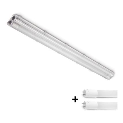 Brilagi - LED tehnično prahotesno svetilo OPTIMA T8 2xG13/18W/230V, 4000K, IP65, 128 cm - paleta 110 kosov