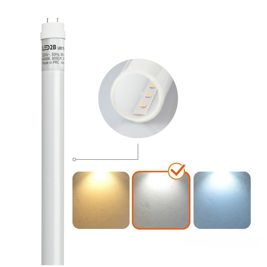 Brilagi - LED tehnično prahotesno fluorescenčno svetilo OPTIMA T8 1xG13/18W/230V 4000K IP65 128 cm