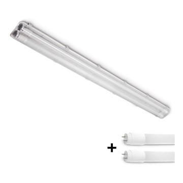 Brilagi - LED tehnično prahotesno svetilo OPTIMA T8 2xG13/18W/230V 6500K IP65 128 cm