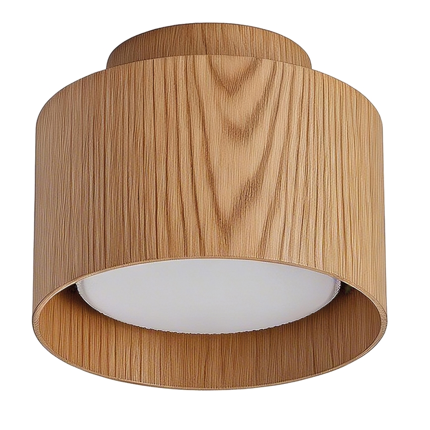 BRILAGI - LED točkovna svetilka BACKLIT 1xGX53/15W/230V + LED/3W premer 10 cm dekor hrasta