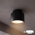 BRILAGI - LED točkovna svetilka BACKLIT 1xGX53/15W/230V + LED/3W premer 8 cm črna