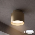 BRILAGI - LED točkovna svetilka BACKLIT 1xGX53/15W/230V + LED/3W Ø 8 cm zlata