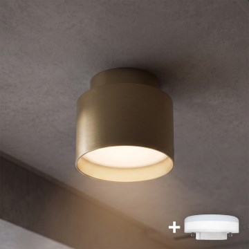 BRILAGI - LED točkovna svetilka BACKLIT 1xGX53/15W/230V + LED/3W Ø 8 cm zlata