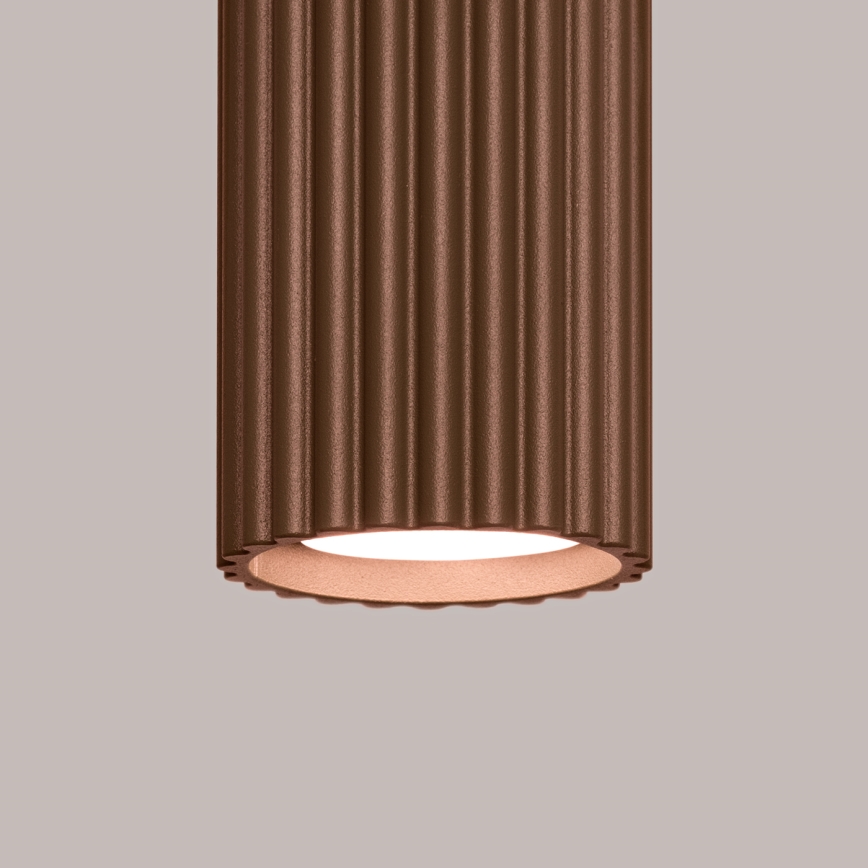 Brilagi - LED točkovna svetilka CRESTO 1xGU10/10W/230V 10 cm rjava