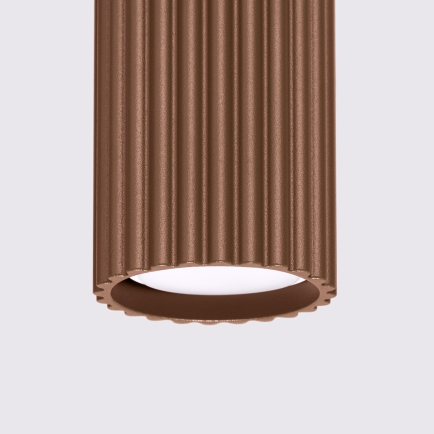 Brilagi - LED točkovna svetilka CRESTO 1xGU10/10W/230V 10 cm rjava