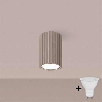 Brilagi - LED točkovna svetilka CRESTO 1xGU10/10W/230V 10 cm taupe