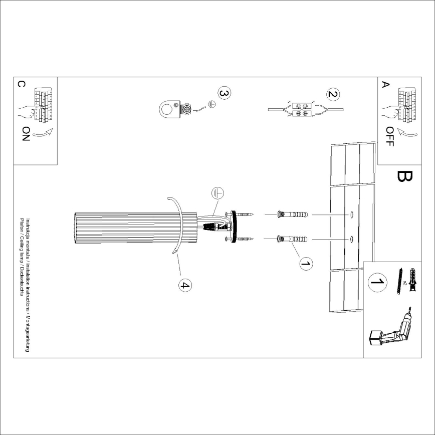 Brilagi - LED točkovna svetilka CRESTO 1xGU10/10W/230V 30 cm bela