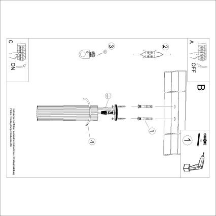 Brilagi - LED točkovna svetilka CRESTO 1xGU10/10W/230V 30 cm črna