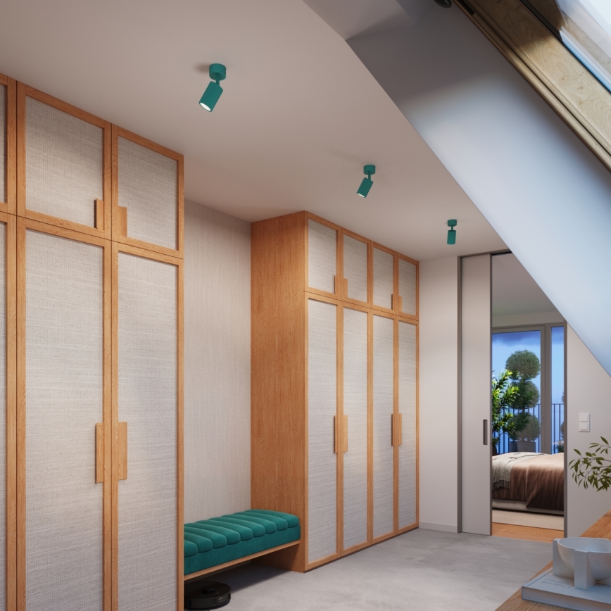 Brilagi - LED točkovna svetilka CRESTO 1xGU10/10W/230V turkizna