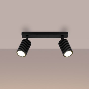 Brilagi - LED točkovna svetilka CRESTO 2xGU10/10W/230V črna