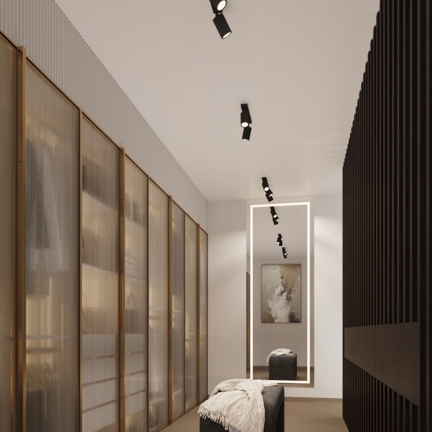 Brilagi - LED točkovna svetilka CRESTO 2xGU10/10W/230V črna