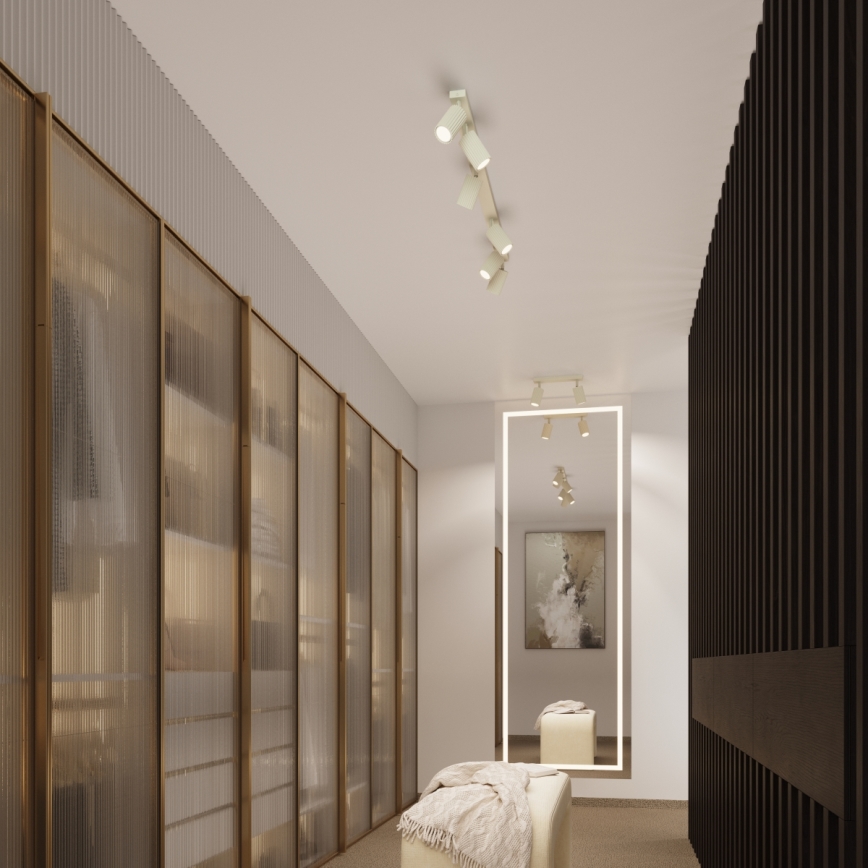 Brilagi - LED točkovna svetilka CRESTO 2xGU10/10W/230V kremna