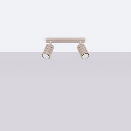 Brilagi - LED točkovna svetilka CRESTO 2xGU10/10W/230V taupe