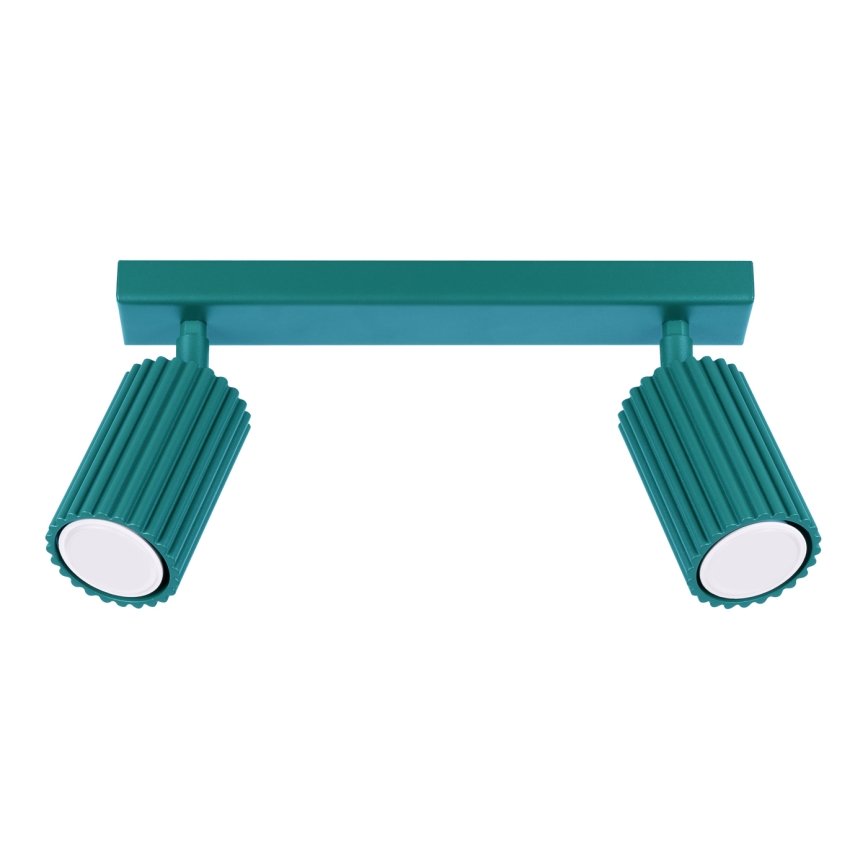 Brilagi - LED točkovna svetilka CRESTO 2xGU10/10W/230V turkizna