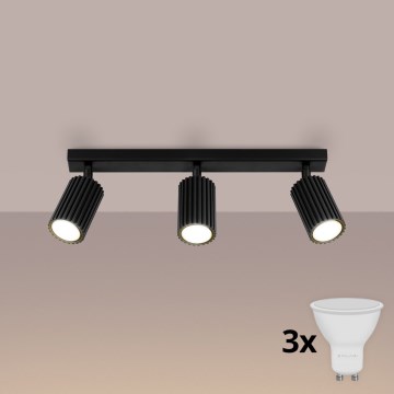 Brilagi - LED točkovna svetilka CRESTO 3xGU10/10W/230V črna