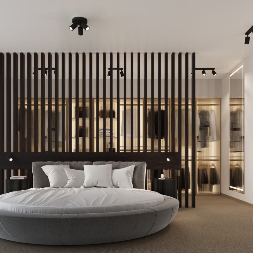 Brilagi - LED točkovna svetilka CRESTO 3xGU10/10W/230V črna