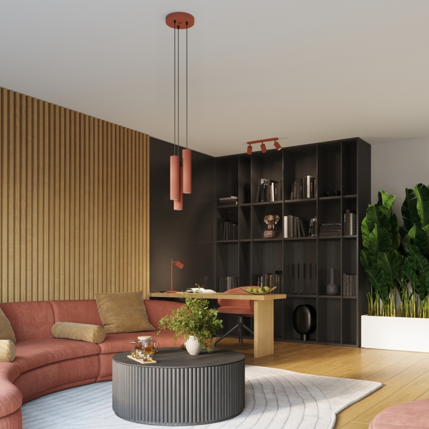 Brilagi - LED točkovna svetilka CRESTO 3xGU10/10W/230V rdeča