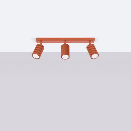 Brilagi - LED točkovna svetilka CRESTO 3xGU10/10W/230V rdeča