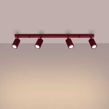 Brilagi - LED točkovna svetilka CRESTO 4xGU10/10W/230V bordo