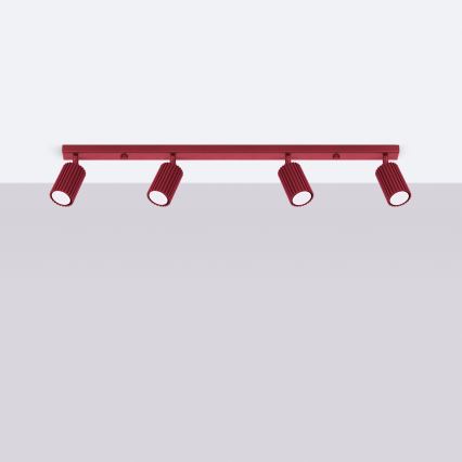 Brilagi - LED točkovna svetilka CRESTO 4xGU10/10W/230V bordo