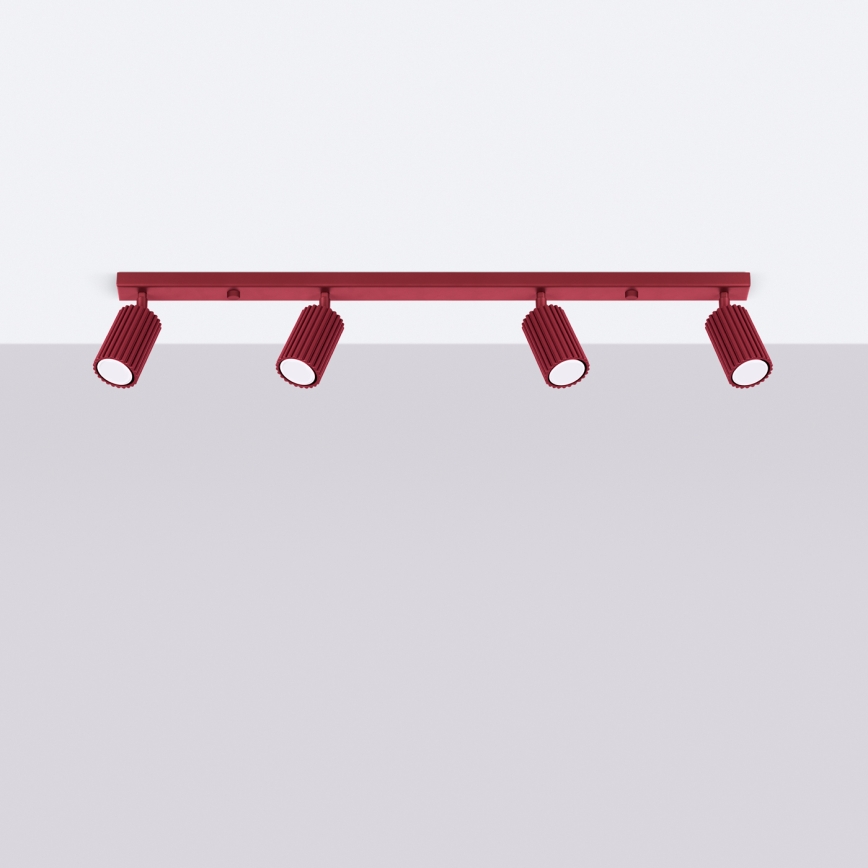 Brilagi - LED točkovna svetilka CRESTO 4xGU10/10W/230V bordo