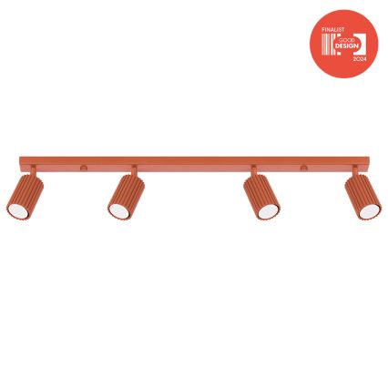 Brilagi - LED točkovna svetilka CRESTO 4xGU10/10W/230V rdeča