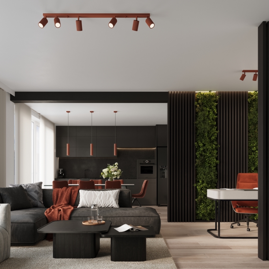 Brilagi - LED točkovna svetilka CRESTO 4xGU10/10W/230V rdeča