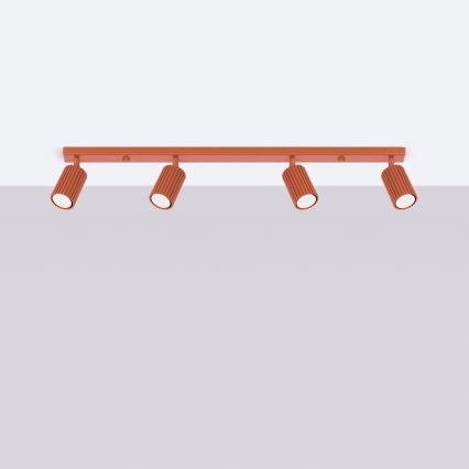 Brilagi - LED točkovna svetilka CRESTO 4xGU10/10W/230V rdeča