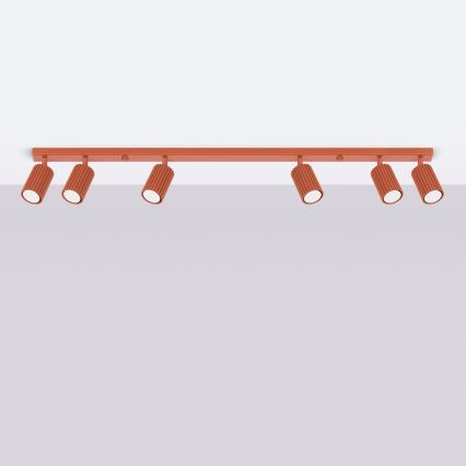 Brilagi - LED točkovna svetilka CRESTO 6xGU10/10W/230V rdeča