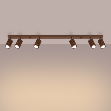 Brilagi - LED točkovna svetilka CRESTO 6xGU10/10W/230V rjava