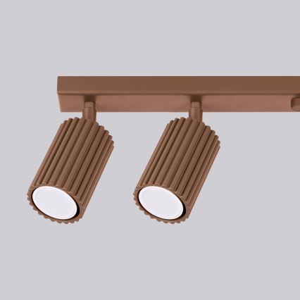 Brilagi - LED točkovna svetilka CRESTO 6xGU10/10W/230V rjava