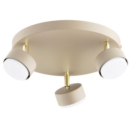 Brilagi - LED točkovna svetilka MONO 3xGX53/30W/230V bež/zlata