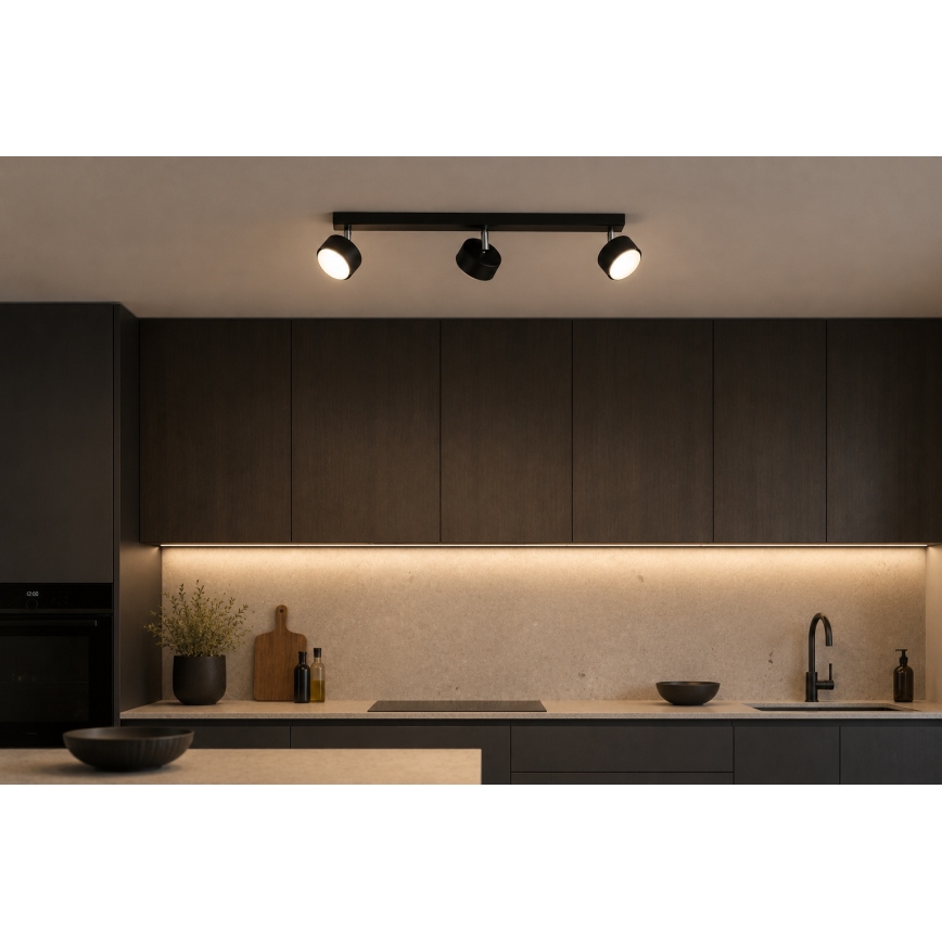 Brilagi - LED točkovna svetilka MONO 3xGX53/30W/230V črna