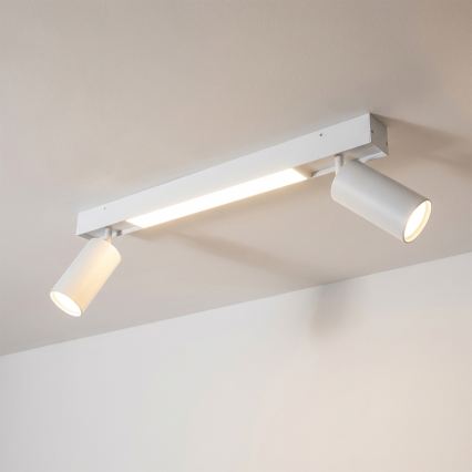 Brilagi - LED točkovna svetilka SELE 2xGU10/30W/230V + LED/15W bela