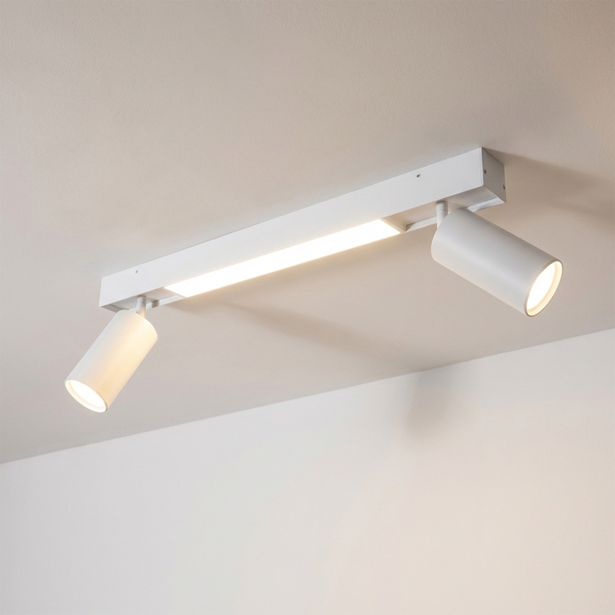 Brilagi - LED točkovna svetilka SELE 2xGU10/30W/230V + LED/15W bela