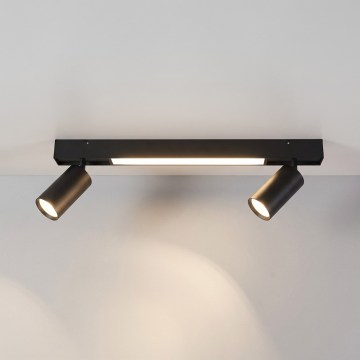 Brilagi - LED točkovna svetilka SELE 2xGU10/30W/230V + LED/15W črna