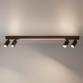 BRILAGI - LED točkovna svetilka SELE 4xGU10/30W/230V + LED/25W črna/dekor češnje