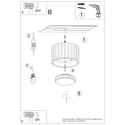 Brilagi - LED točkovna svetilka SFERA 1xGX53/30W/230V premer 10 cm bela