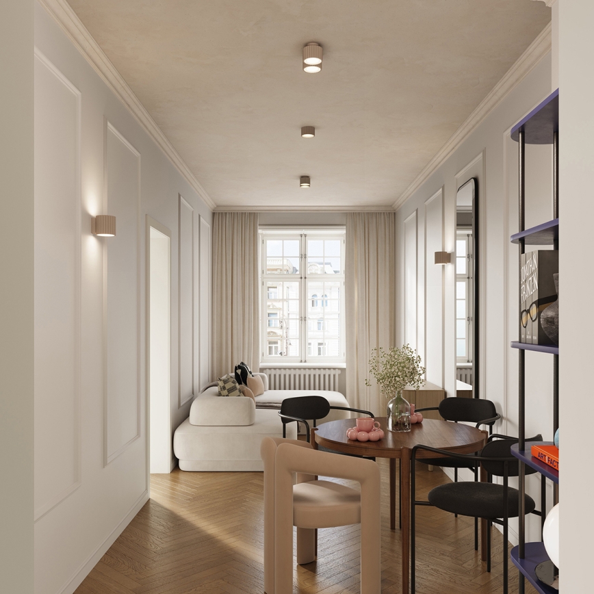 Brilagi - LED točkovna svetilka SFERA 1xGX53/30W/230V, premer 10 cm, taupe