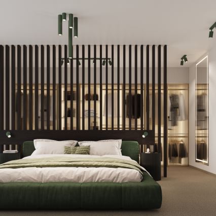 Brilagi - LED točkovno svetilo CRESTO 1xGU10/10W/230V 30 cm zeleno