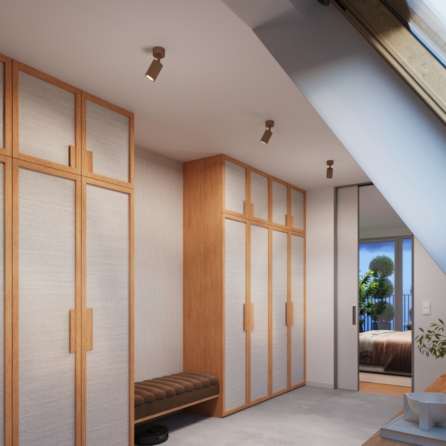 Brilagi - LED točkovno svetilo CRESTO 1xGU10/10W/230V rjavo