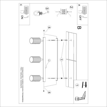 BRILAGI - LED točkovno svetilo CRESTO 3xGU10/10W/230V oranžno