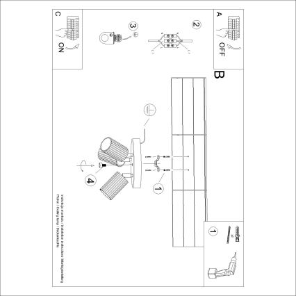 BRILAGI - LED točkovno svetilo CRESTO 3xGU10/10W/230V oranžno