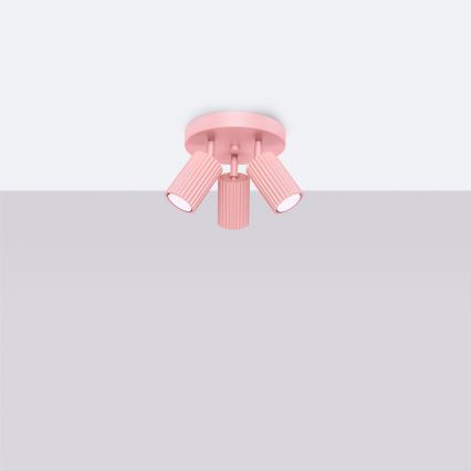 Brilagi - LED točkovno svetilo CRESTO 3xGU10/10W/230V rožnato