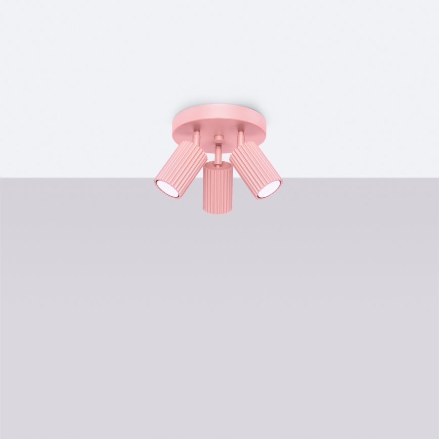 Brilagi - LED točkovno svetilo CRESTO 3xGU10/10W/230V rožnato